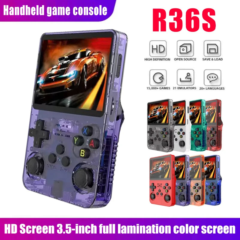 R36S Retro Pocket Game Player